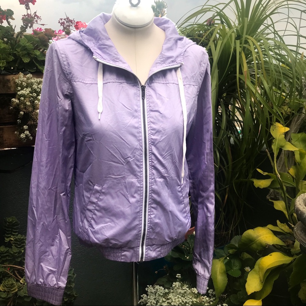 ZINE hooded windbreaker jacket